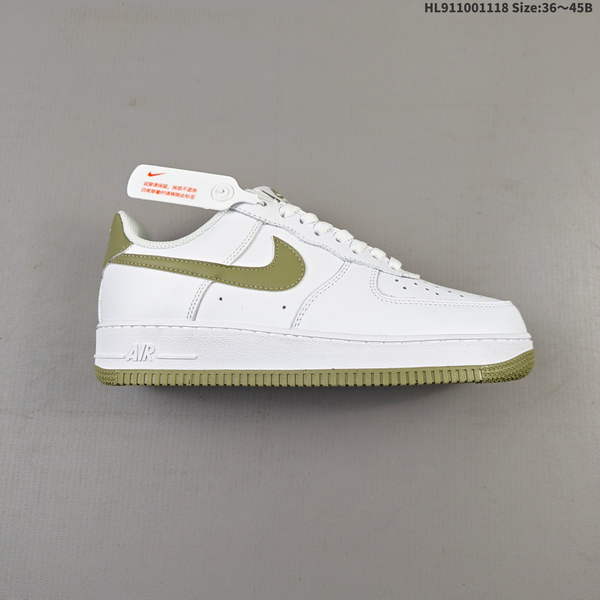 NIKE AIR FORCE 1 '07 LOW VERSATILE, PLATFORM-STYLE CASUAL SNEAKER FEATURING AIR CUSHIONING FOR A HEIGHT-BOOSTING EFFECT. AS5215D12