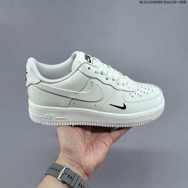 NIKE AIR FORCE 1 '07 LOW VERSATILE, PLATFORM-STYLE CASUAL SNEAKER FEATURING AIR CUSHIONING FOR A HEIGHT-BOOSTING EFFECT. AS5215D48