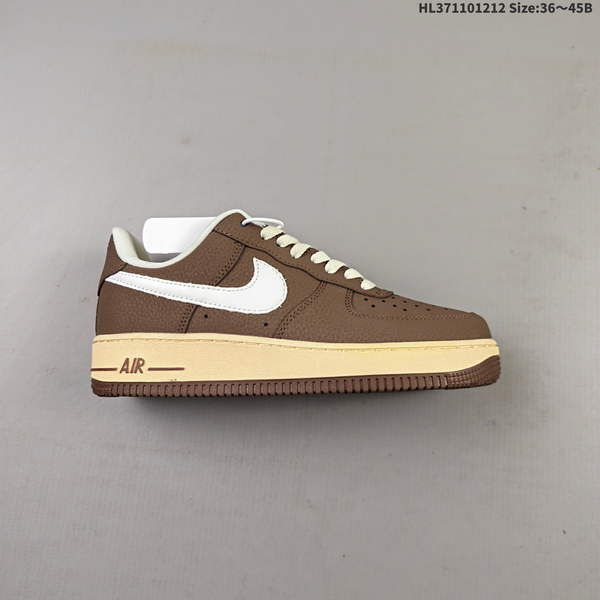 NIKE AIR FORCE 1 '07 LOW VERSATILE, PLATFORM-STYLE CASUAL SNEAKER FEATURING AIR CUSHIONING FOR A HEIGHT-BOOSTING EFFECT. AS5215D69