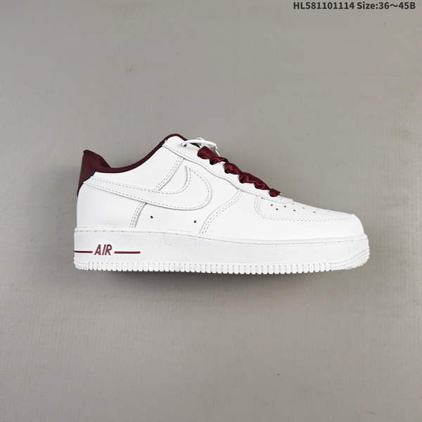 NIKE AIR FORCE 1 '07 LOW VERSATILE, PLATFORM-STYLE CASUAL SNEAKER FEATURING AIR CUSHIONING FOR A HEIGHT-BOOSTING EFFECT. AS5215D74