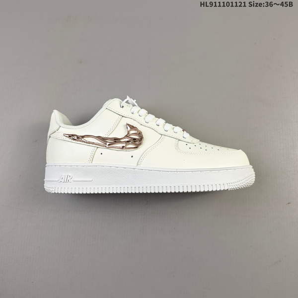 NIKE AIR FORCE 1 '07 LOW VERSATILE, PLATFORM-STYLE CASUAL SNEAKER FEATURING AIR CUSHIONING FOR A HEIGHT-BOOSTING EFFECT. AS5215D99