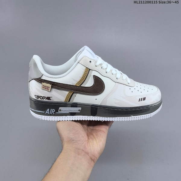 NIKE AIR FORCE 1 '07 LOW VERSATILE, PLATFORM-STYLE CASUAL SNEAKER FEATURING AIR CUSHIONING FOR A HEIGHT-BOOSTING EFFECT. AS5215D129