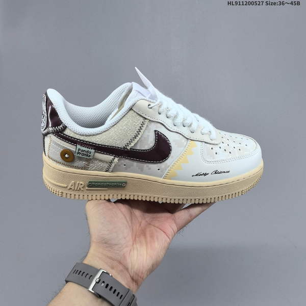 NIKE AIR FORCE 1 '07 LOW VERSATILE, PLATFORM-STYLE CASUAL SNEAKER FEATURING AIR CUSHIONING FOR A HEIGHT-BOOSTING EFFECT. AS5215D136
