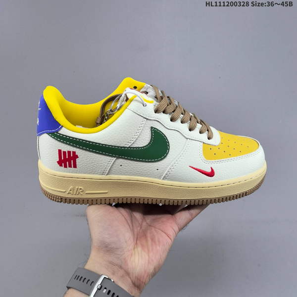 NIKE AIR FORCE 1 '07 LOW VERSATILE, PLATFORM-STYLE CASUAL SNEAKER FEATURING AIR CUSHIONING FOR A HEIGHT-BOOSTING EFFECT. AS5215D144