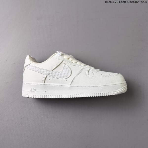 NIKE AIR FORCE 1 '07 LOW VERSATILE, PLATFORM-STYLE CASUAL SNEAKER FEATURING AIR CUSHIONING FOR A HEIGHT-BOOSTING EFFECT. AS5215D161