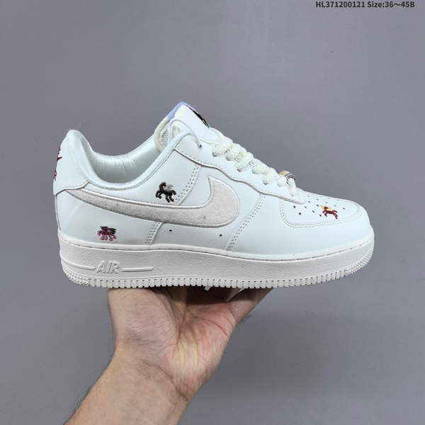 NIKE AIR FORCE 1 '07 LOW VERSATILE, PLATFORM-STYLE CASUAL SNEAKER FEATURING AIR CUSHIONING FOR A HEIGHT-BOOSTING EFFECT. AS5215D179
