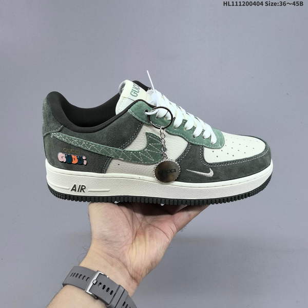 NIKE AIR FORCE 1 '07 LOW VERSATILE, PLATFORM-STYLE CASUAL SNEAKER FEATURING AIR CUSHIONING FOR A HEIGHT-BOOSTING EFFECT. AS5215D195