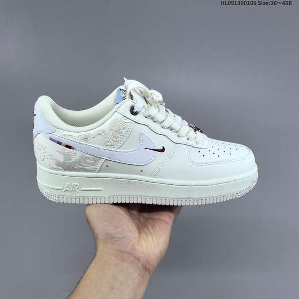 NIKE AIR FORCE 1 '07 LOW VERSATILE, PLATFORM-STYLE CASUAL SNEAKER FEATURING AIR CUSHIONING FOR A HEIGHT-BOOSTING EFFECT. AS5215D213