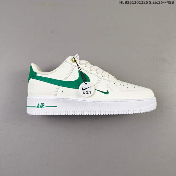 NIKE AIR FORCE 1 '07 LOW VERSATILE, PLATFORM-STYLE CASUAL SNEAKER FEATURING AIR CUSHIONING FOR A HEIGHT-BOOSTING EFFECT. AS5215D235