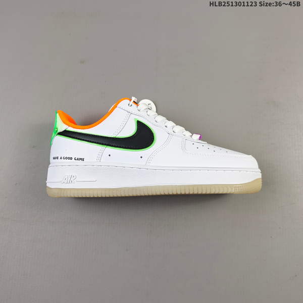 NIKE AIR FORCE 1 '07 LOW VERSATILE, PLATFORM-STYLE CASUAL SNEAKER FEATURING AIR CUSHIONING FOR A HEIGHT-BOOSTING EFFECT. AS5215D250