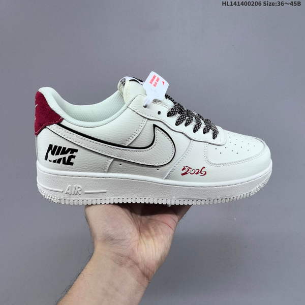 NIKE AIR FORCE 1 '07 LOW VERSATILE, PLATFORM-STYLE CASUAL SNEAKER FEATURING AIR CUSHIONING FOR A HEIGHT-BOOSTING EFFECT. AS5215D287