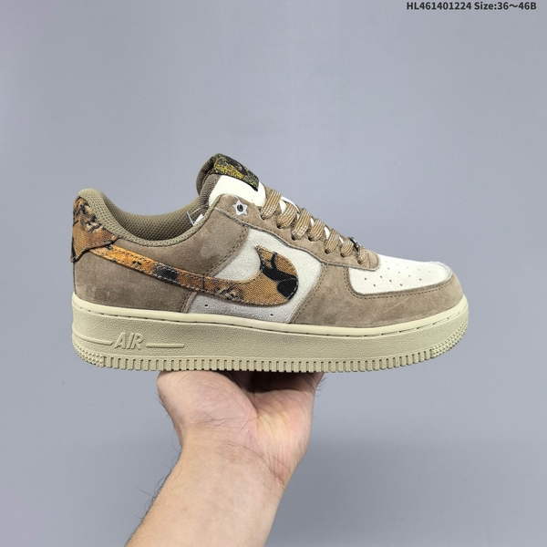 NIKE AIR FORCE 1 '07 LOW VERSATILE, PLATFORM-STYLE CASUAL SNEAKER FEATURING AIR CUSHIONING FOR A HEIGHT-BOOSTING EFFECT. AS5215D291
