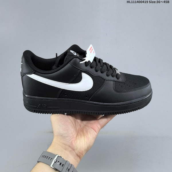 NIKE AIR FORCE 1 '07 LOW VERSATILE, PLATFORM-STYLE CASUAL SNEAKER FEATURING AIR CUSHIONING FOR A HEIGHT-BOOSTING EFFECT. AS5215D298
