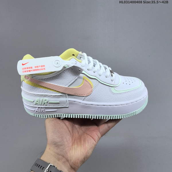NIKE AIR FORCE 1 '07 LOW VERSATILE, PLATFORM-STYLE CASUAL SNEAKER FEATURING AIR CUSHIONING FOR A HEIGHT-BOOSTING EFFECT. AS5215D305