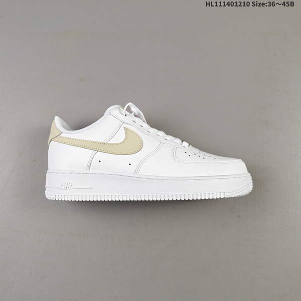 NIKE AIR FORCE 1 '07 LOW VERSATILE, PLATFORM-STYLE CASUAL SNEAKER FEATURING AIR CUSHIONING FOR A HEIGHT-BOOSTING EFFECT. AS5215D309