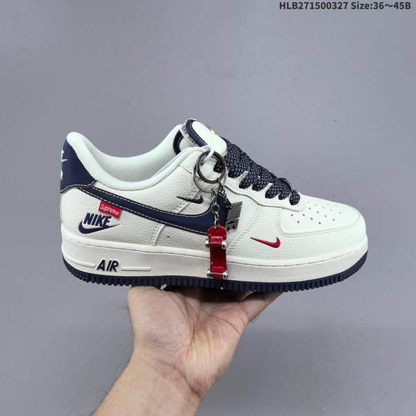 NIKE AIR FORCE 1 '07 LOW VERSATILE, PLATFORM-STYLE CASUAL SNEAKER FEATURING AIR CUSHIONING FOR A HEIGHT-BOOSTING EFFECT. AS5215D326