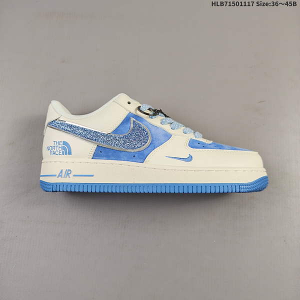 NIKE AIR FORCE 1 '07 LOW VERSATILE, PLATFORM-STYLE CASUAL SNEAKER FEATURING AIR CUSHIONING FOR A HEIGHT-BOOSTING EFFECT. AS5215D349