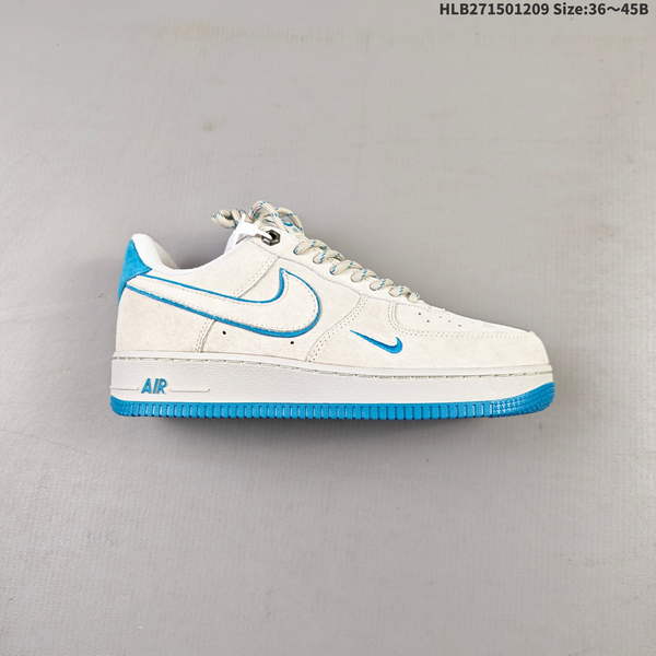 NIKE AIR FORCE 1 '07 LOW VERSATILE, PLATFORM-STYLE CASUAL SNEAKER FEATURING AIR CUSHIONING FOR A HEIGHT-BOOSTING EFFECT. AS5215D353