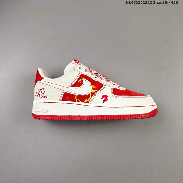 NIKE AIR FORCE 1 '07 LOW VERSATILE, PLATFORM-STYLE CASUAL SNEAKER FEATURING AIR CUSHIONING FOR A HEIGHT-BOOSTING EFFECT. AS5215D363
