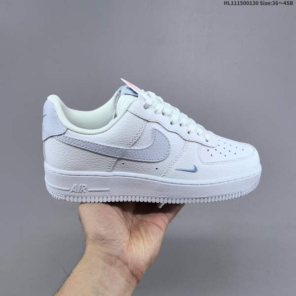 NIKE AIR FORCE 1 '07 LOW VERSATILE, PLATFORM-STYLE CASUAL SNEAKER FEATURING AIR CUSHIONING FOR A HEIGHT-BOOSTING EFFECT. AS5215D369