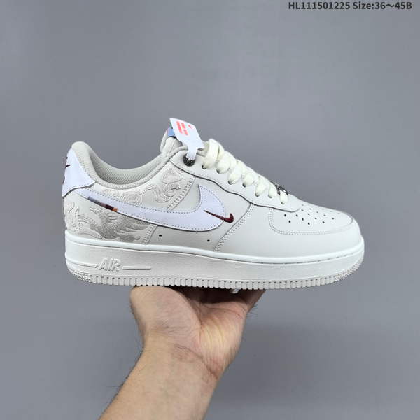 NIKE AIR FORCE 1 '07 LOW VERSATILE, PLATFORM-STYLE CASUAL SNEAKER FEATURING AIR CUSHIONING FOR A HEIGHT-BOOSTING EFFECT. AS5215D372