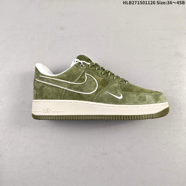 NIKE AIR FORCE 1 '07 LOW VERSATILE, PLATFORM-STYLE CASUAL SNEAKER FEATURING AIR CUSHIONING FOR A HEIGHT-BOOSTING EFFECT. AS5215D376