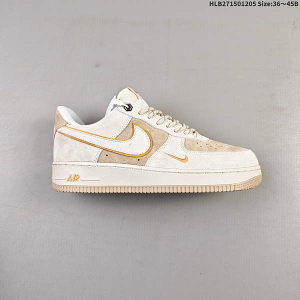 NIKE AIR FORCE 1 '07 LOW VERSATILE, PLATFORM-STYLE CASUAL SNEAKER FEATURING AIR CUSHIONING FOR A HEIGHT-BOOSTING EFFECT. AS5215D385