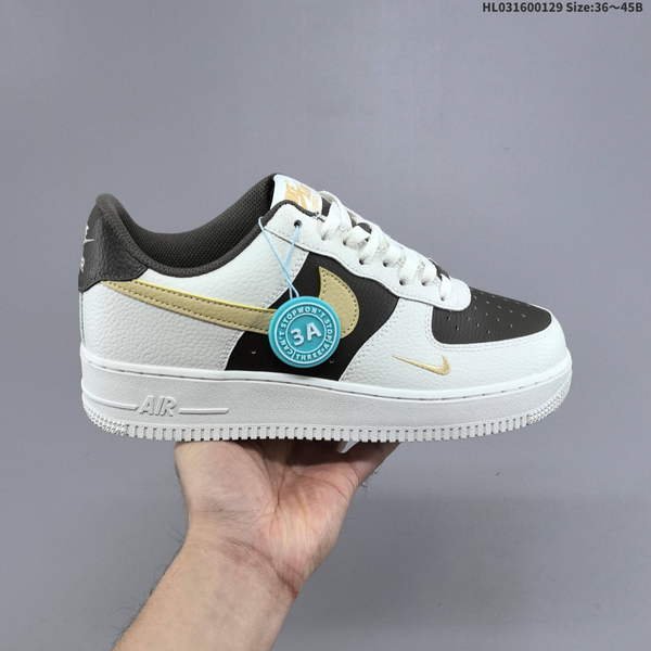 NIKE AIR FORCE 1 '07 LOW VERSATILE, PLATFORM-STYLE CASUAL SNEAKER FEATURING AIR CUSHIONING FOR A HEIGHT-BOOSTING EFFECT. AS5215D401