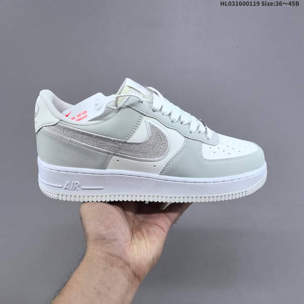 NIKE AIR FORCE 1 '07 LOW VERSATILE, PLATFORM-STYLE CASUAL SNEAKER FEATURING AIR CUSHIONING FOR A HEIGHT-BOOSTING EFFECT. AS5215D431