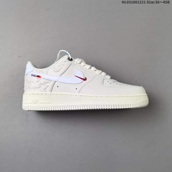 NIKE AIR FORCE 1 '07 LOW VERSATILE, PLATFORM-STYLE CASUAL SNEAKER FEATURING AIR CUSHIONING FOR A HEIGHT-BOOSTING EFFECT. AS5215D444