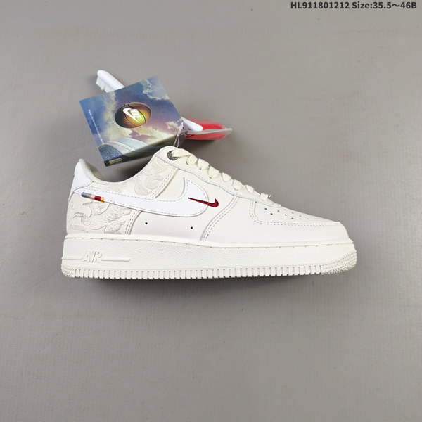NIKE AIR FORCE 1 '07 LOW VERSATILE, PLATFORM-STYLE CASUAL SNEAKER FEATURING AIR CUSHIONING FOR A HEIGHT-BOOSTING EFFECT. AS5215D445