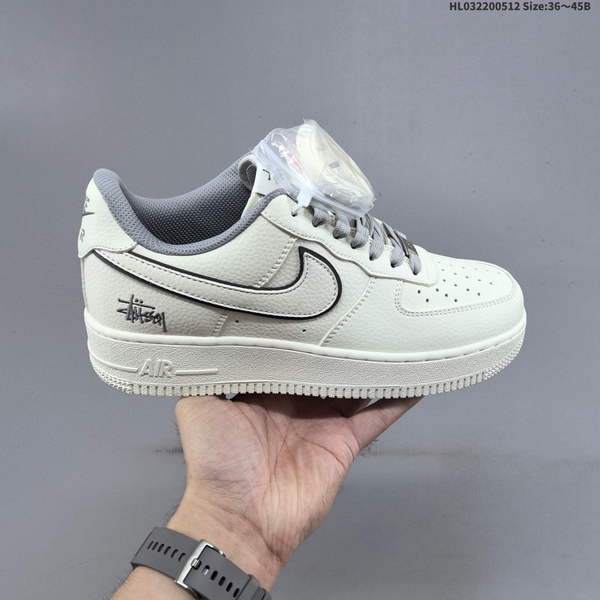 NIKE AIR FORCE 1 '07 LOW VERSATILE, PLATFORM-STYLE CASUAL SNEAKER FEATURING AIR CUSHIONING FOR A HEIGHT-BOOSTING EFFECT. AS5215D463