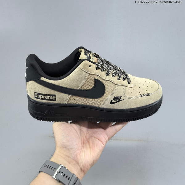 NIKE AIR FORCE 1 '07 LOW VERSATILE, PLATFORM-STYLE CASUAL SNEAKER FEATURING AIR CUSHIONING FOR A HEIGHT-BOOSTING EFFECT. AS5215D484