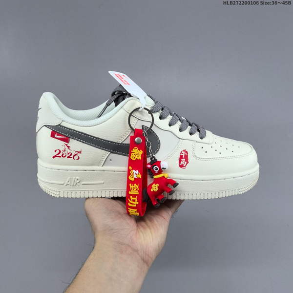 NIKE AIR FORCE 1 '07 LOW VERSATILE, PLATFORM-STYLE CASUAL SNEAKER FEATURING AIR CUSHIONING FOR A HEIGHT-BOOSTING EFFECT. AS5215D494
