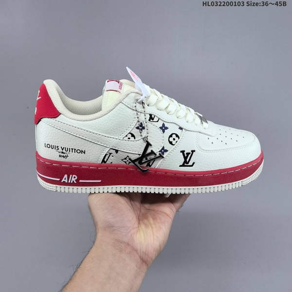 NIKE AIR FORCE 1 '07 LOW VERSATILE, PLATFORM-STYLE CASUAL SNEAKER FEATURING AIR CUSHIONING FOR A HEIGHT-BOOSTING EFFECT. AS5215D505