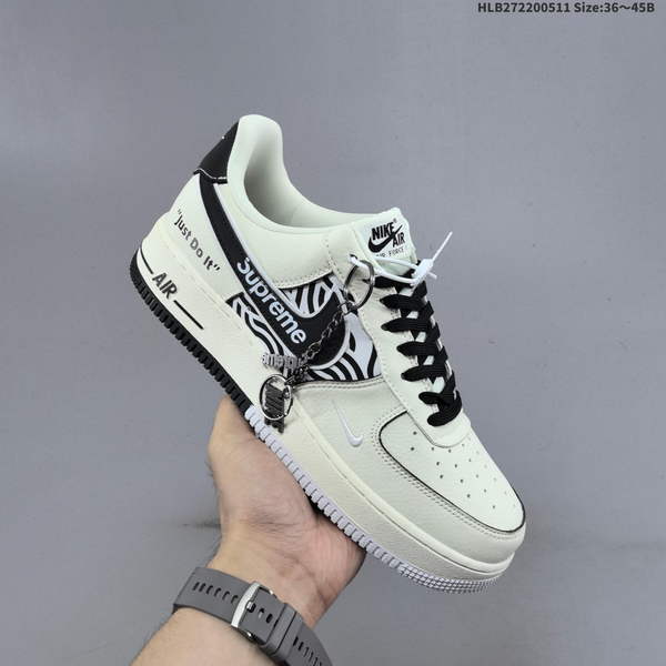 NIKE AIR FORCE 1 '07 LOW VERSATILE, PLATFORM-STYLE CASUAL SNEAKER FEATURING AIR CUSHIONING FOR A HEIGHT-BOOSTING EFFECT. AS5215D526