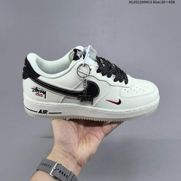 NIKE AIR FORCE 1 '07 LOW VERSATILE, PLATFORM-STYLE CASUAL SNEAKER FEATURING AIR CUSHIONING FOR A HEIGHT-BOOSTING EFFECT. AS5215D528