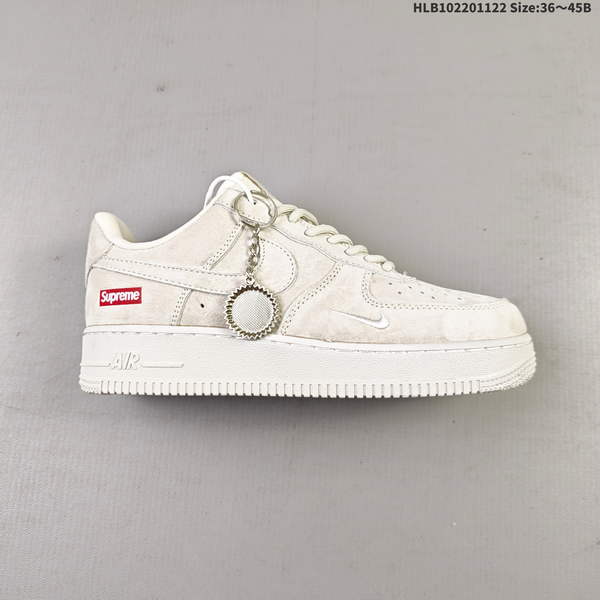 NIKE AIR FORCE 1 '07 LOW VERSATILE, PLATFORM-STYLE CASUAL SNEAKER FEATURING AIR CUSHIONING FOR A HEIGHT-BOOSTING EFFECT. AS5215D535