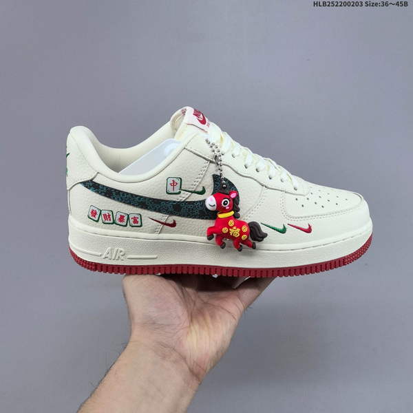 NIKE AIR FORCE 1 '07 LOW VERSATILE, PLATFORM-STYLE CASUAL SNEAKER FEATURING AIR CUSHIONING FOR A HEIGHT-BOOSTING EFFECT. AS5215D603