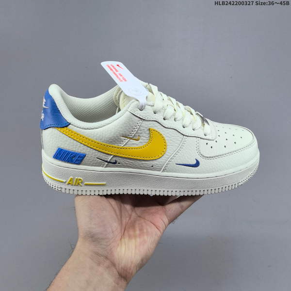 NIKE AIR FORCE 1 '07 LOW VERSATILE, PLATFORM-STYLE CASUAL SNEAKER FEATURING AIR CUSHIONING FOR A HEIGHT-BOOSTING EFFECT. AS5215D608