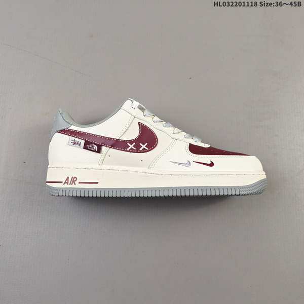 NIKE AIR FORCE 1 '07 LOW VERSATILE, PLATFORM-STYLE CASUAL SNEAKER FEATURING AIR CUSHIONING FOR A HEIGHT-BOOSTING EFFECT. AS5215D611