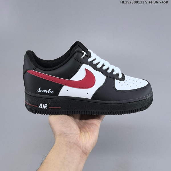 NIKE AIR FORCE 1 '07 LOW VERSATILE, PLATFORM-STYLE CASUAL SNEAKER FEATURING AIR CUSHIONING FOR A HEIGHT-BOOSTING EFFECT. AS5215D616