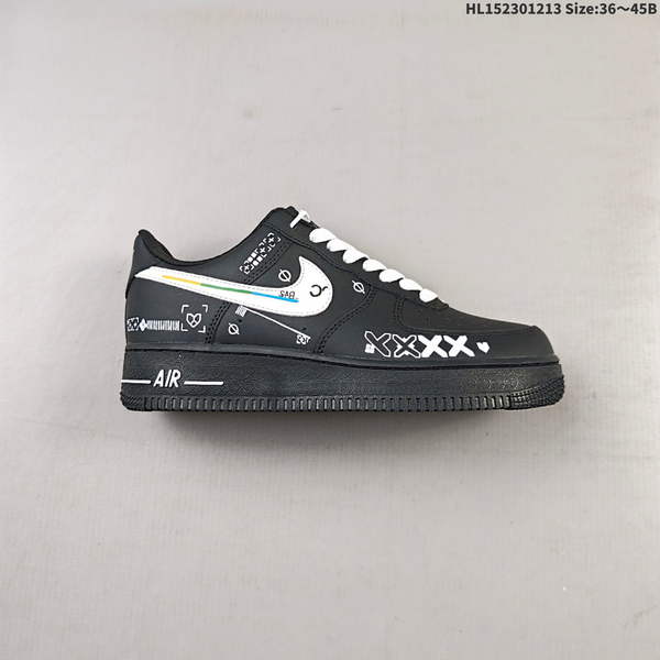 NIKE AIR FORCE 1 '07 LOW VERSATILE, PLATFORM-STYLE CASUAL SNEAKER FEATURING AIR CUSHIONING FOR A HEIGHT-BOOSTING EFFECT. AS5215D619