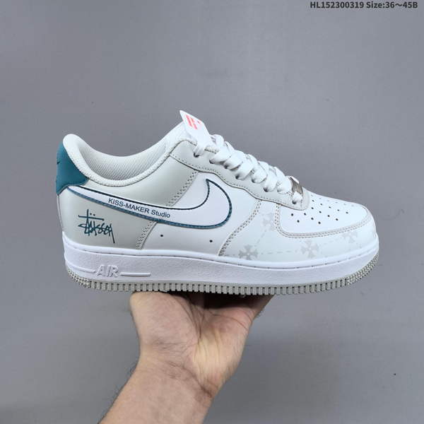 NIKE AIR FORCE 1 '07 LOW VERSATILE, PLATFORM-STYLE CASUAL SNEAKER FEATURING AIR CUSHIONING FOR A HEIGHT-BOOSTING EFFECT. AS5215D627