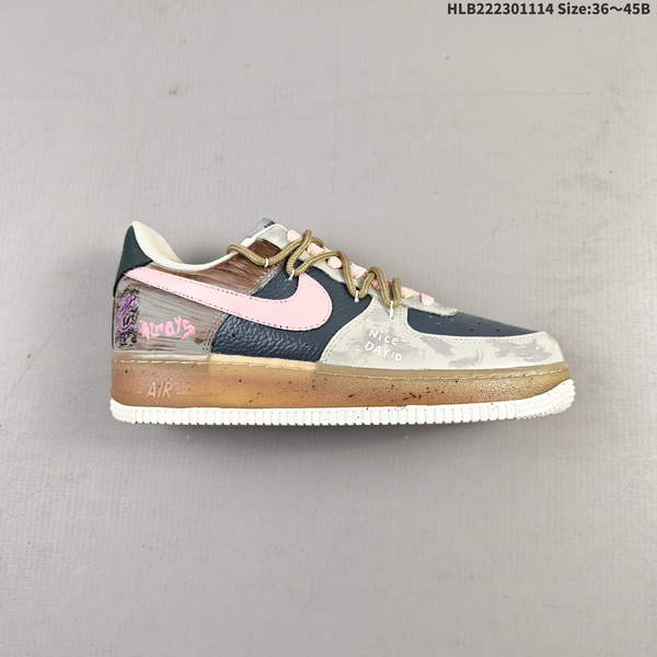 NIKE AIR FORCE 1 '07 LOW VERSATILE, PLATFORM-STYLE CASUAL SNEAKER FEATURING AIR CUSHIONING FOR A HEIGHT-BOOSTING EFFECT. AS5215D634