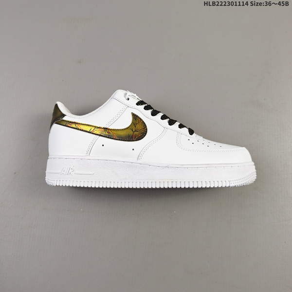 NIKE AIR FORCE 1 '07 LOW VERSATILE, PLATFORM-STYLE CASUAL SNEAKER FEATURING AIR CUSHIONING FOR A HEIGHT-BOOSTING EFFECT. AS5215D645