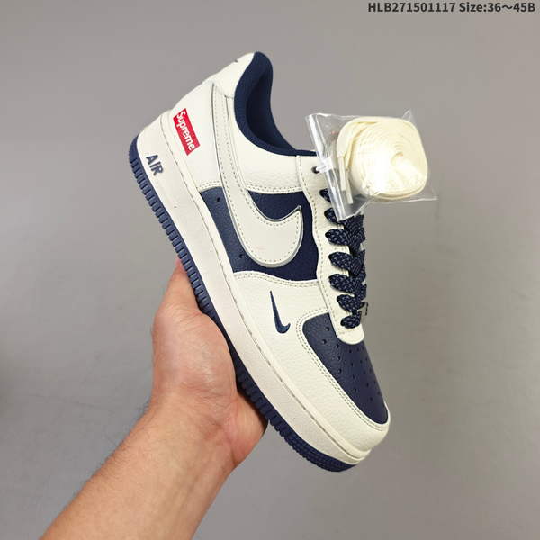 NIKE AIR FORCE 1 '07 LOW VERSATILE, PLATFORM-STYLE CASUAL SNEAKER FEATURING AIR CUSHIONING FOR A HEIGHT-BOOSTING EFFECT. AS5215D695
