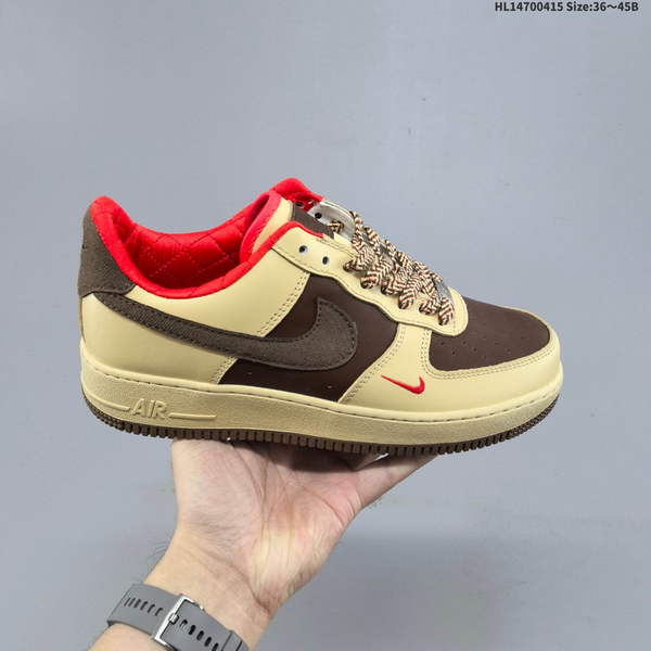 NIKE AIR FORCE 1 '07 LOW VERSATILE, PLATFORM-STYLE CASUAL SNEAKER FEATURING AIR CUSHIONING FOR A HEIGHT-BOOSTING EFFECT. AS5215D703