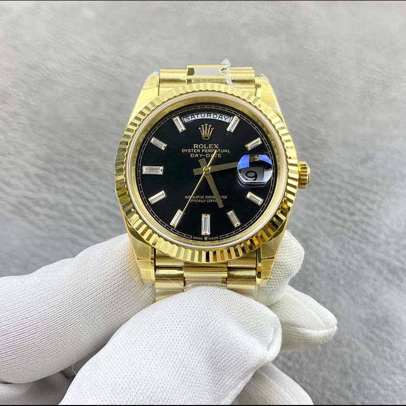 ROLEX Black Dial Day-Date Mechanical Watches