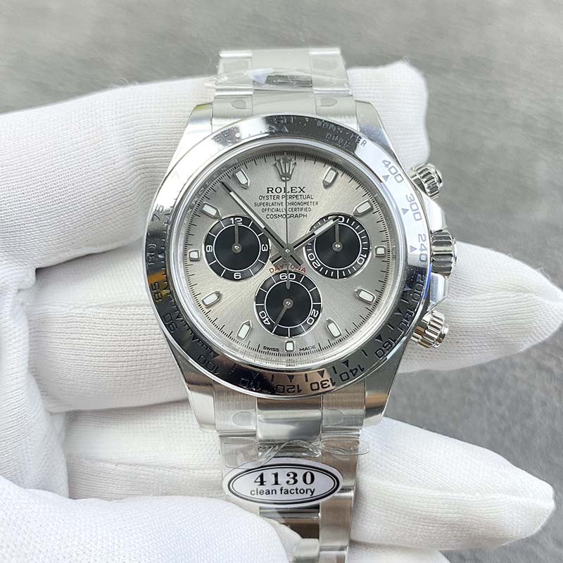 ROLEX Daytona Cement Grey 4130 Movement 40mm Mechanical Watches